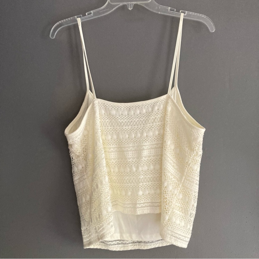 Ivory Cropped Cami - Picture 3 of 4